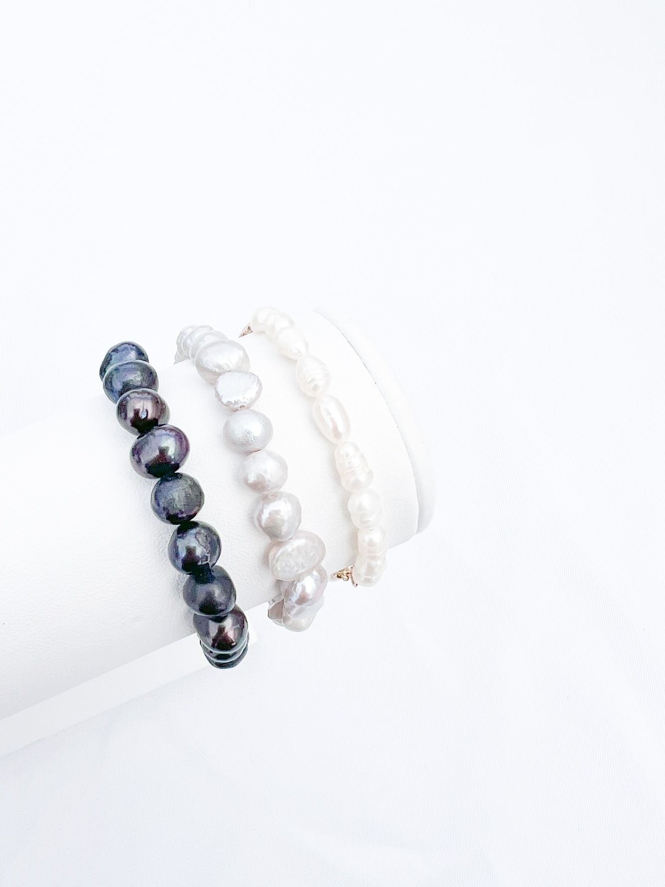 Tutti & Co Oyster Freshwater Pearl Bracelet - Silver